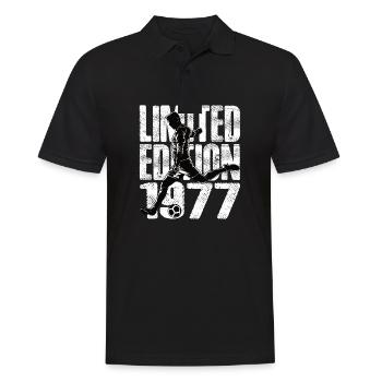 Édition limitée 1977 Édition limitée Football - Polo Homme - noir - Devant - Kai (181cm)