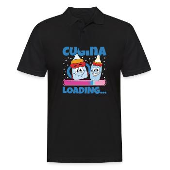 Cousine werden Cousine 2024 - Männer Poloshirt - Schwarz - Vorne - Kai (181cm)