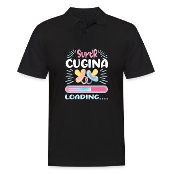 geschenk schwangersCousine werden Cousine 2024 - Männer Poloshirt - Schwarz - Vorne - Kai (181cm)