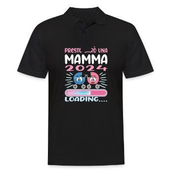 Super Mamma 2024 Loading - Men's Polo Shirt - black - Front - Kai (181cm)