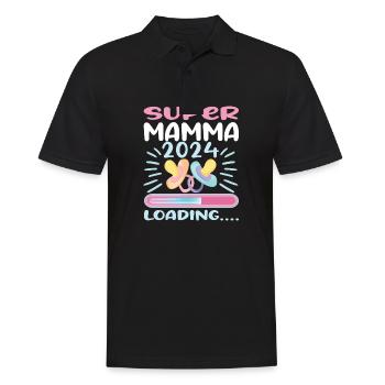 Super Mamma 2024 Loading - Men's Polo Shirt - black - Front - Kai (181cm)