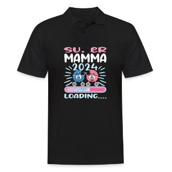 Super Mamma 2024 Loading - Men's Polo Shirt - black - Front - Kai (181cm)
