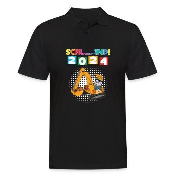 Inscription scolaire 2024 de l’école de la rentrée scolaire - Polo Homme - noir - Devant - Kai (181cm)