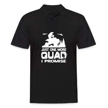 Just One More Quad I Promise Quad AtV Quads - Men's Polo Shirt - black - Front - Kai (181cm)