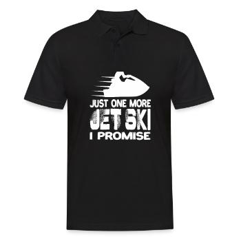 Just One More Jet Ski I Promise Jet Ski Jet Skis - Men's Polo Shirt - black - Front - Kai (181cm)
