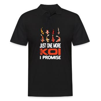 Juste un autre koi je promets Koi Kois Koi Fish - Polo Homme - noir - Devant - Kai (181cm)