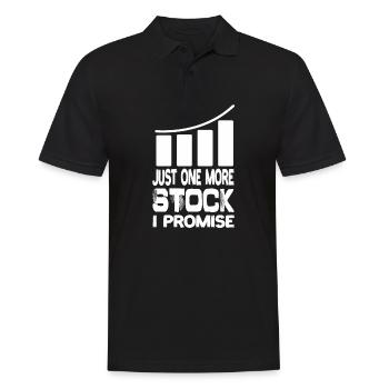 Juste une action de plus que je promets Actifs boursiers - Polo Homme - noir - Devant - Kai (181cm)