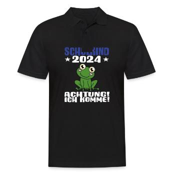 Inscription scolaire 2024 de l’école de la rentrée scolaire - Polo Homme - noir - Devant - Kai (181cm)