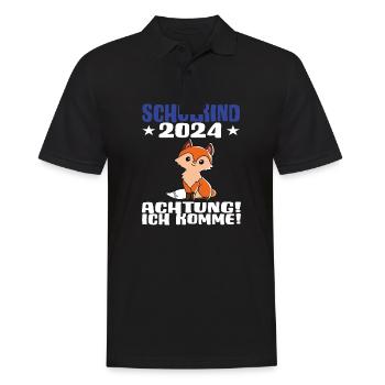 Inscription scolaire 2024 de l’école de la rentrée scolaire - Polo Homme - noir - Devant - Kai (181cm)