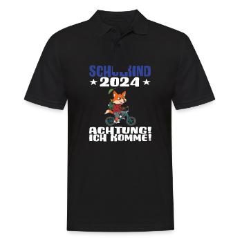 Inscription scolaire 2024 de l’école de la rentrée scolaire - Polo Homme - noir - Devant - Kai (181cm)