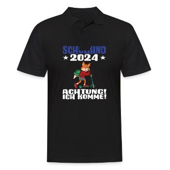 Inscription scolaire 2024 de l’école de la rentrée scolaire - Polo Homme - noir - Devant - Kai (181cm)