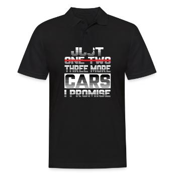 Just One More Cars I Promise Tuning Auto Kfz - Männer Poloshirt - Schwarz - Vorne - Kai (181cm)