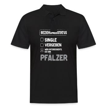 Palatinate Relationship Status Palatinate Palatinate Wine Festival - Men's Polo Shirt - black - Front - Kai (181cm)