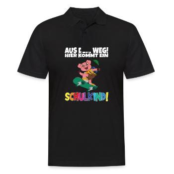 Inscription scolaire 2024 de l’école de la rentrée scolaire - Polo Homme - noir - Devant - Kai (181cm)