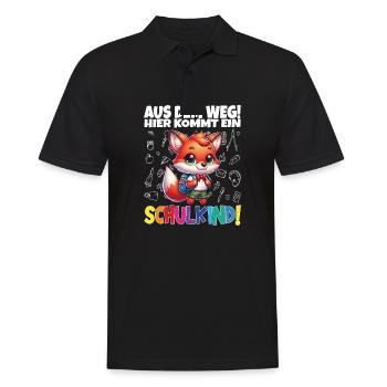Inscription scolaire 2024 de l’école de la rentrée scolaire - Polo Homme - noir - Devant - Kai (181cm)