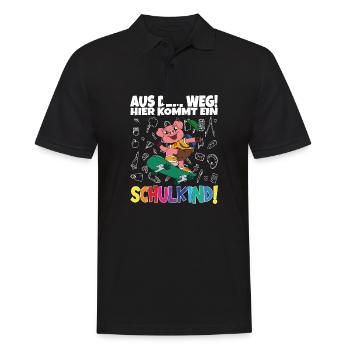Inscription scolaire 2024 de l’école de la rentrée scolaire - Polo Homme - noir - Devant - Kai (181cm)