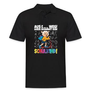 Inscription scolaire 2024 de l’école de la rentrée scolaire - Polo Homme - noir - Devant - Kai (181cm)