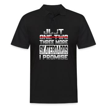 Just One More Skateboard I Promise Skateboard - Men's Polo Shirt - black - Front - Kai (181cm)