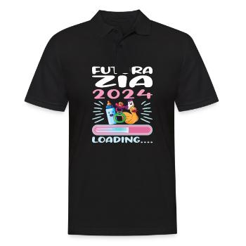 Zia 2024 Loading Aunt 2024 - Men's Polo Shirt - black - Front - Kai (181cm)