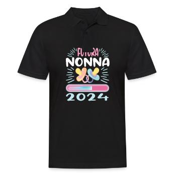 Nonna 2024 Loading Grandma 2024 - Men's Polo Shirt - black - Front - Kai (181cm)