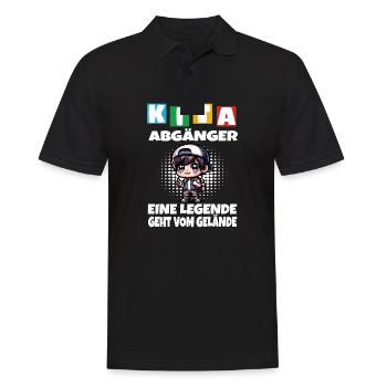 KITA Leavers School Enfant Inscription à l’école - Polo Homme - noir - Devant - Kai (181cm)