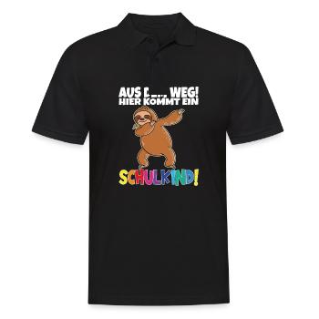 Écolier 2024 entrant à l'école - Polo Homme - noir - Devant - Kai (181cm)