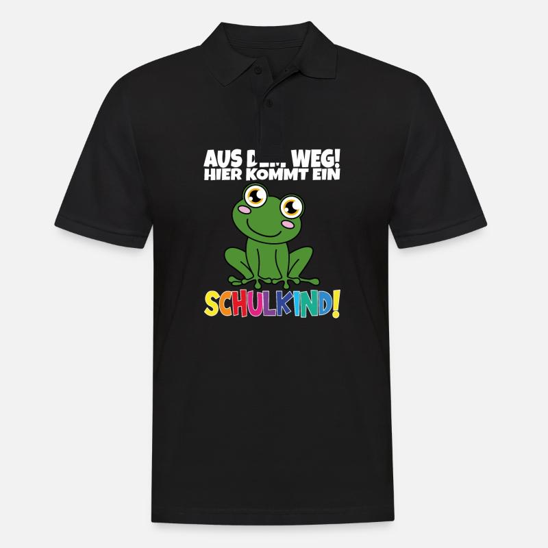 Écolier 2024 entrant à l'école - Polo Homme - noir