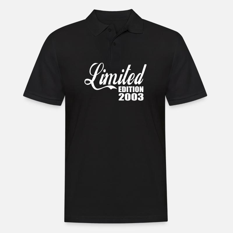 Limited Edition 2003 - Männer Poloshirt - Schwarz
