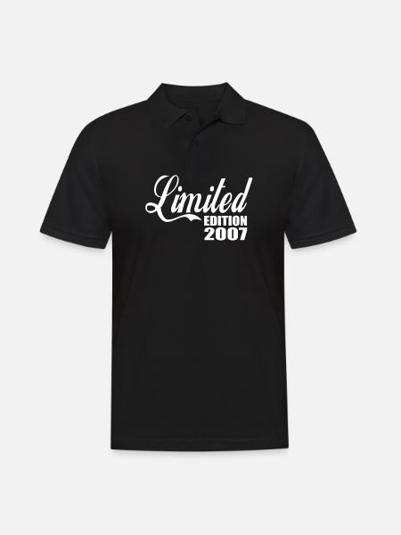 Limited Edition 2007 - Männer Poloshirt - Schwarz
