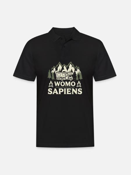 Womo Sapiens - Men's Polo Shirt - black