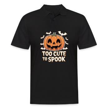 Zu Niedlich Zum Gruseln Halloween - Männer Poloshirt - Schwarz - Vorne - Kai (181cm)