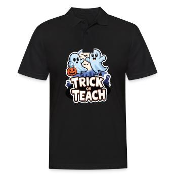 Trick Or Teach Halloween Teachers - Men's Polo Shirt - black - Front - Kai (181cm)