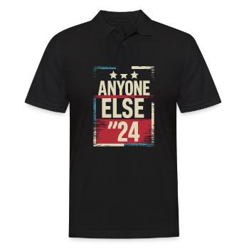 Élection Anyone Else 2024 - Polo Homme - noir - Devant - Kai (181cm)
