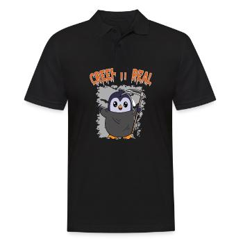 Mignon Halloween Fantôme Halloween - Polo Homme - noir - Devant - Kai (181cm)