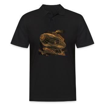 Steam Punk Art Funky Steampunk - Men's Polo Shirt - black - Front - Kai (181cm)
