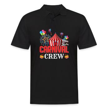 Carnival Circus - Men's Polo Shirt - black - Front - Kai (181cm)