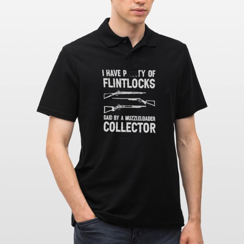 Vorderlader Muzzleloader Muzzle Loading Männer Poloshirt