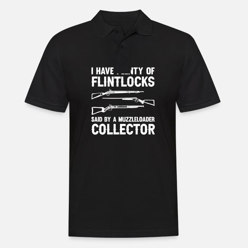 Vorderlader Muzzleloader Muzzle Loading - Männer Poloshirt - Schwarz
