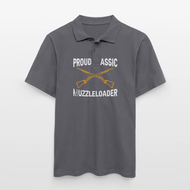 Vorderlader Muzzleloader Muzzle Loading Men's Polo Shirt