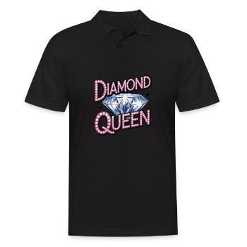 Diamond Painting Diamond Painter - Männer Poloshirt - Schwarz - Vorne - Kai (181cm)
