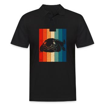 Drôle de poisson Blobfish mignon - Polo Homme - noir - Devant - Kai (181cm)