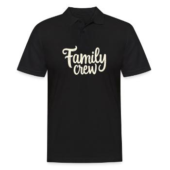 Famille Équipage Famille nombreuse Familles - Polo Homme - noir - Devant - Kai (181cm)
