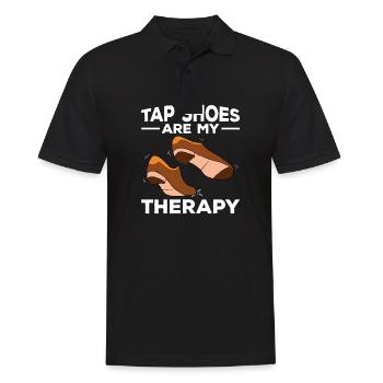 Tap Dance Tap Dancing Tap Dancer - Men's Polo Shirt - black - Front - Kai (181cm)
