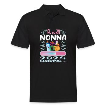 Nonna 2024 Chargement Mamie 2024 - Polo Homme - noir - Devant - Kai (181cm)