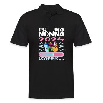 Nonna 2024 Chargement Mamie 2024 - Polo Homme - noir - Devant - Kai (181cm)