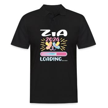 Zia 2024 Chargement Tante 2024 - Polo Homme - noir - Devant - Kai (181cm)