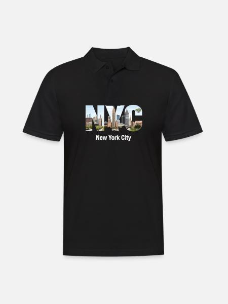New York – Horizon de New York New York - Polo Homme - noir