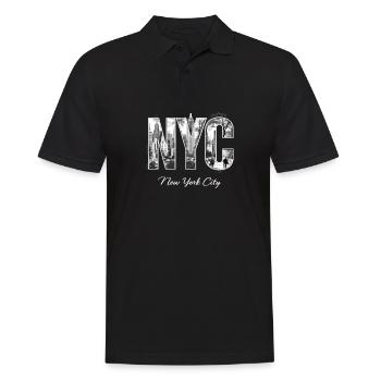 New York – Horizon de New York New York - Polo Homme - noir - Devant - Kai (181cm)