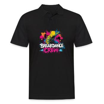Breakdance Crew Breakdance Breakdancing Breakdance - Männer Poloshirt - Schwarz - Vorne - Kai (181cm)