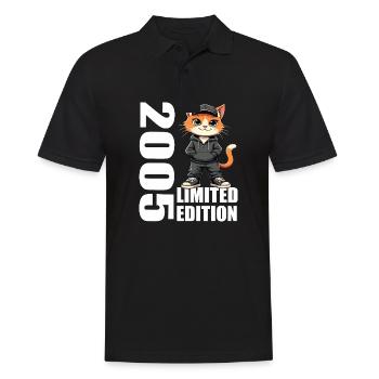Limited Edition 2005 Geburtstag 2005 Geboren - Männer Poloshirt - Schwarz - Vorne - Kai (181cm)
